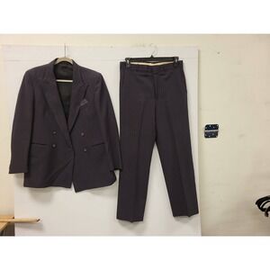 Sovereign Tailored Barry Mens Suit Pinstripe Blazer Pants Set USA Made Size